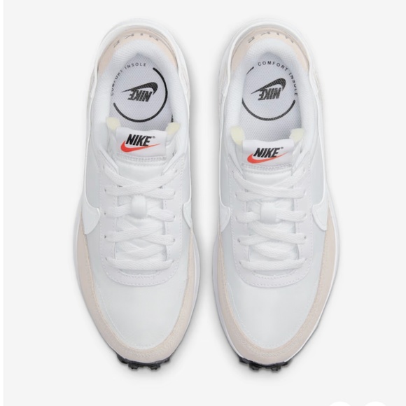 🤍 Nike Waffle Debut — Women’s Sneakers (White / Light Bone) Size: 7 - Picture 6 of 9